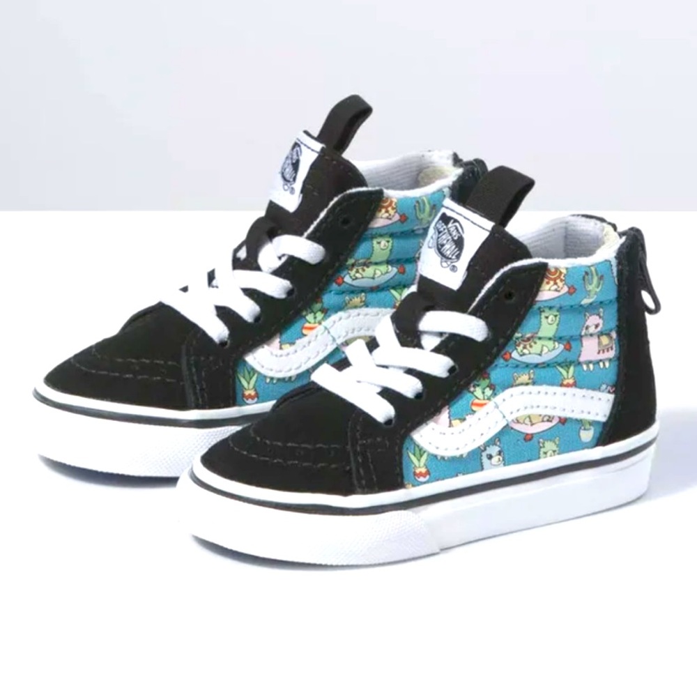 Vans Toddler Llamas Sk8-Hi Zipper Shoes